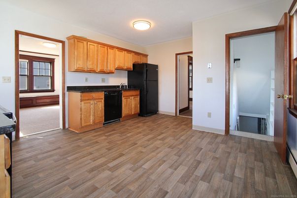 Interior, Kitchen, Wood Texture Flooring