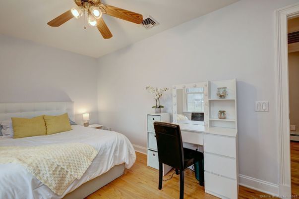 Bedroom, Home Office, Interior, Wood Texture Flooring