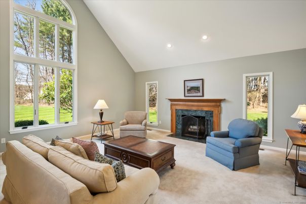 Fireplace, Interior, Living room, Recessed Lighting
