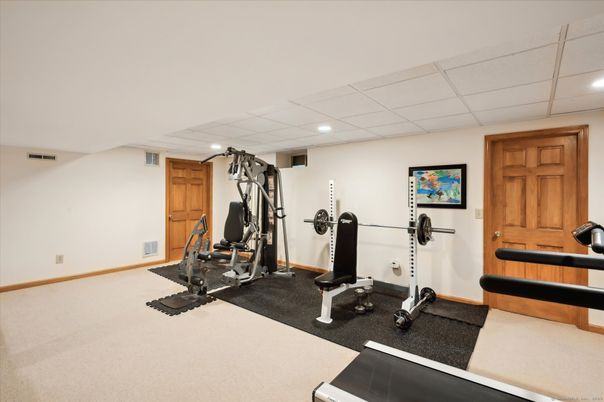 Fitness Equipment, Interior, Recessed Lighting