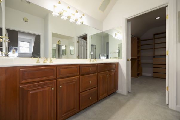 Bathroom, Dual Sink Vanities, Interior, Walk-in Closets