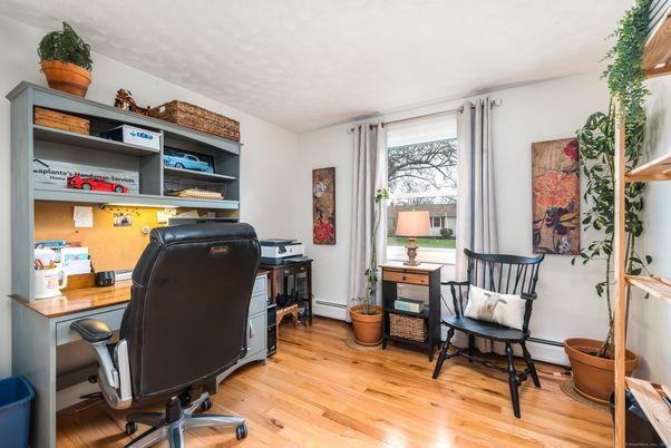 Home Office, Interior, Wood Texture Flooring