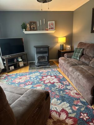 Bedroom, Fireplace, Interior, Living room, Wood Texture Flooring