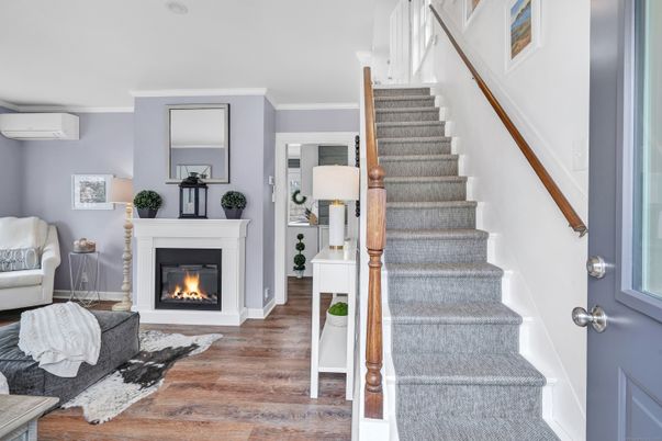 Fireplace, Interior, Wood Texture Flooring