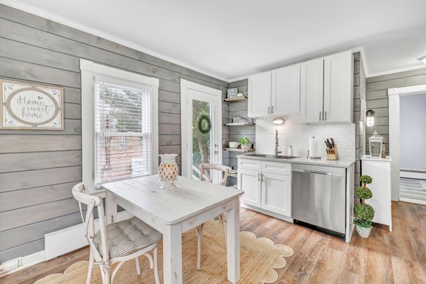 Dining room, Interior, Kitchen, Wood Texture Flooring