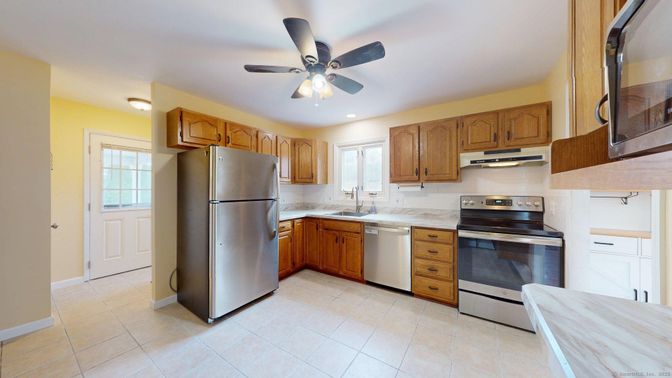 Interior, Kitchen, Recessed Lighting, Stainless Steel Appliances