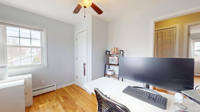 Home Office, Interior, Wood Texture Flooring