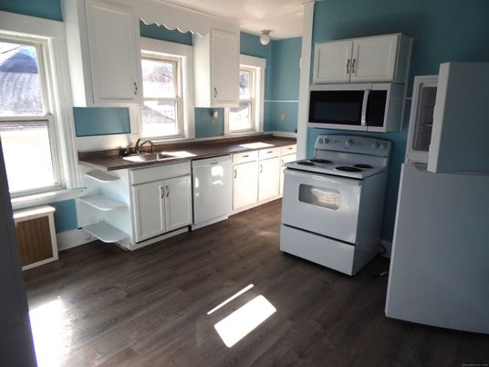 Interior, Kitchen, Wood Texture Flooring