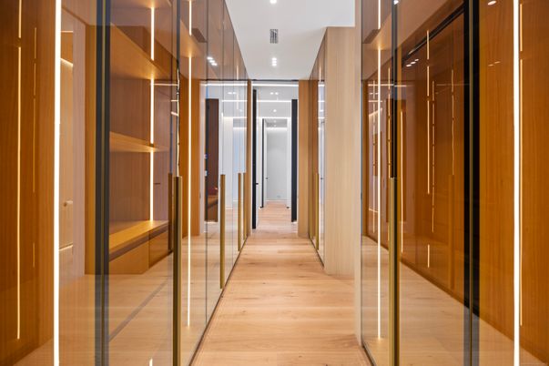 Interior, Recessed Lighting, Walk-in Closets, Wood Texture Flooring