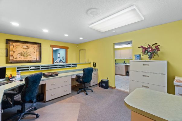 Home Office, Interior, Recessed Lighting