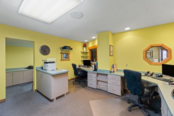 Home Office, Interior, Recessed Lighting