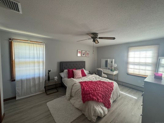 Bedroom, Interior, Wood Texture Flooring