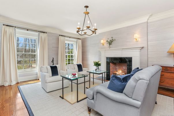Chandelier, Fireplace, Interior, Living room, Wood Texture Flooring