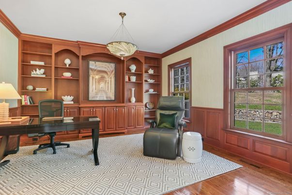 Home Office, Interior, Wood Texture Flooring