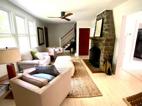 Fireplace, Interior, Living room, Wood Texture Flooring
