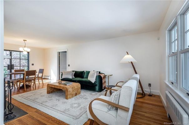 Dining room, Interior, Living room, Pendant Lights, Wood Texture Flooring