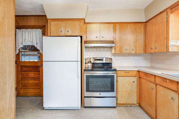 Interior, Kitchen, Stainless Steel Appliances, Tile Countertops