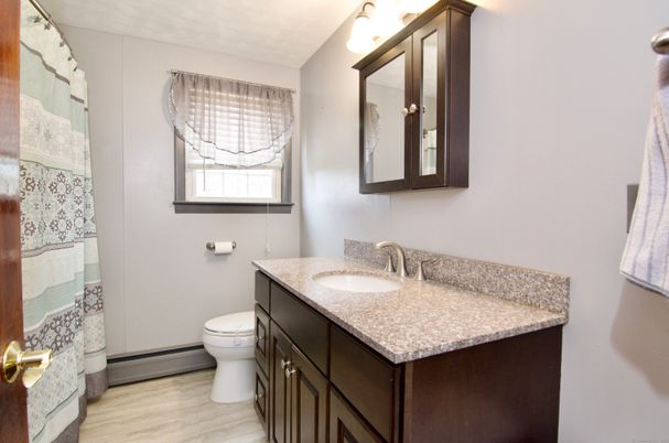 Bathroom, Interior, Wood Texture Flooring