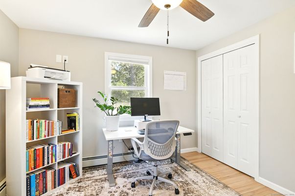 Home Office, Interior, Wood Texture Flooring