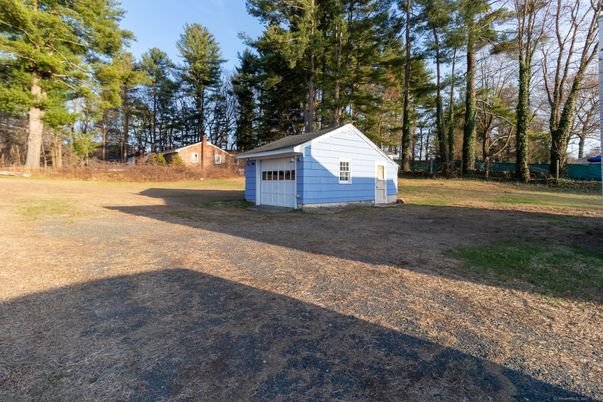 Backyard, Detached Garage, Exterior