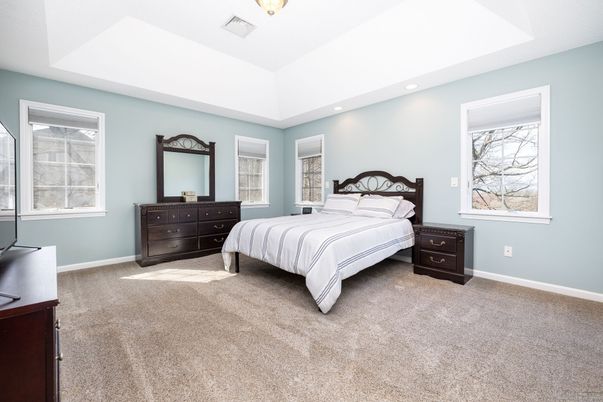 Bedroom, Interior, Recessed Lighting
