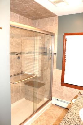 Bathroom, Glass Shower, Interior