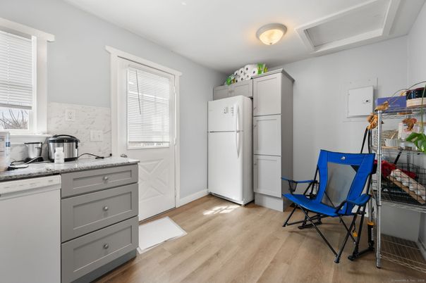 Interior, Kitchen, Wood Texture Flooring