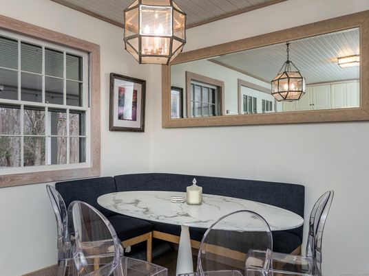 Dining room, Interior, Pendant Lights, Wooden Ceilings