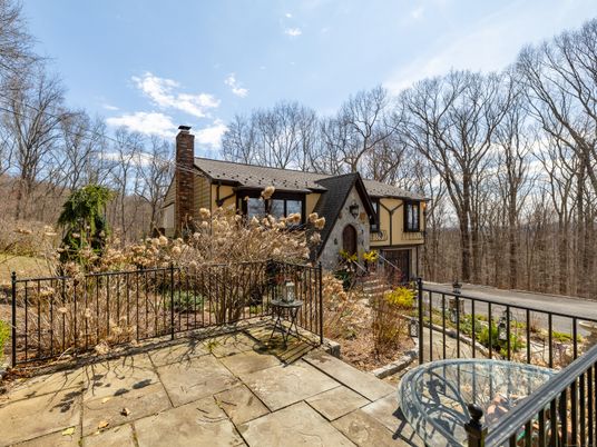 Backyard, Exterior, Facade, Tudor Revival
