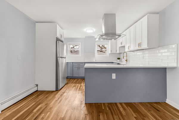 Interior, Kitchen, Wood Texture Flooring