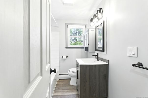 Bathroom, Interior, Wood Texture Flooring