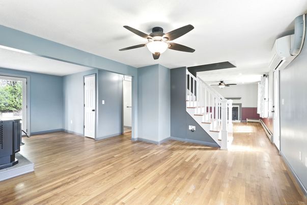 Empty room, Interior, Wood Texture Flooring