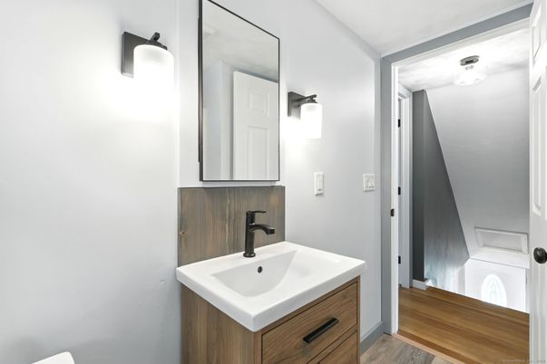 Bathroom, Interior, Wood Texture Flooring