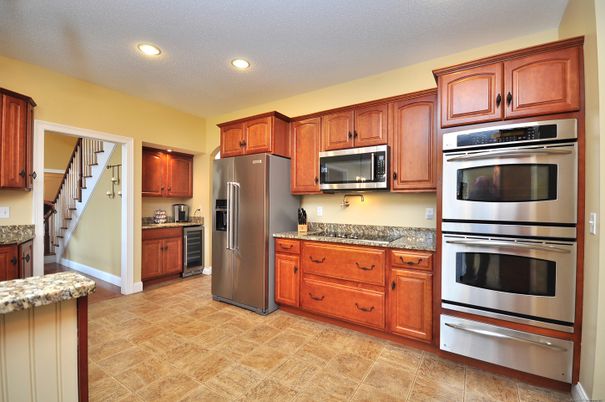 Interior, Kitchen, Recessed Lighting, Stainless Steel Appliances