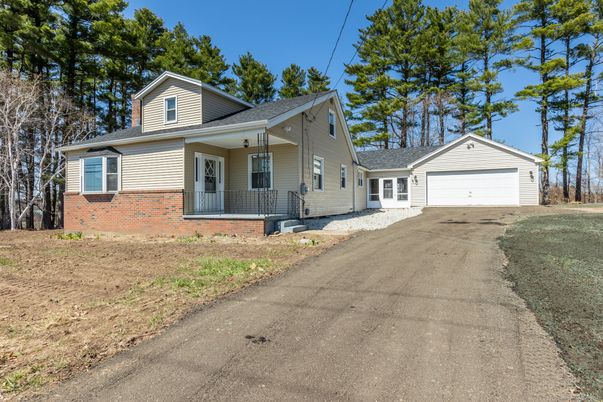 Detached Garage, Exterior, Facade, Brick Facade, Cape Cod