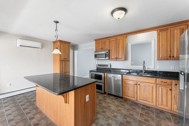 Interior, Kitchen, Pendant Lights, Stainless Steel Appliances