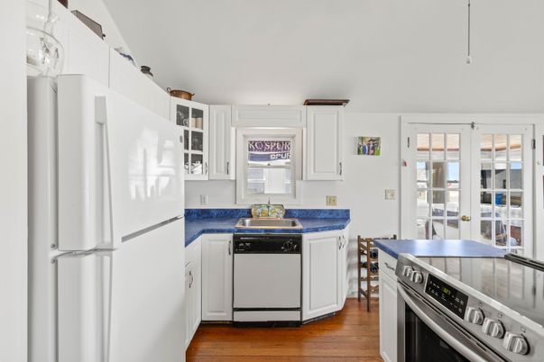 Interior, Kitchen, Wood Texture Flooring