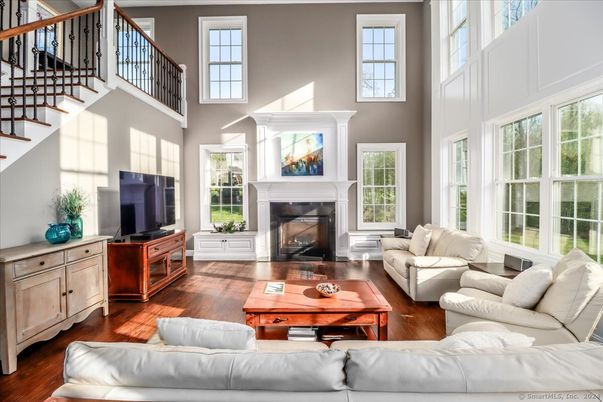 Fireplace, Interior, Living room, Wood Texture Flooring
