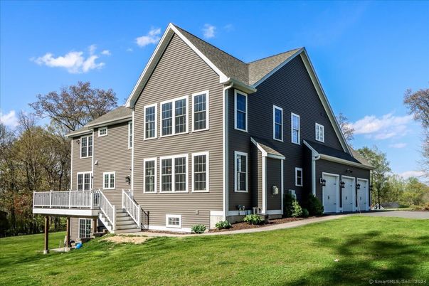 Attached, Backyard, Exterior, Facade, Farmhouse