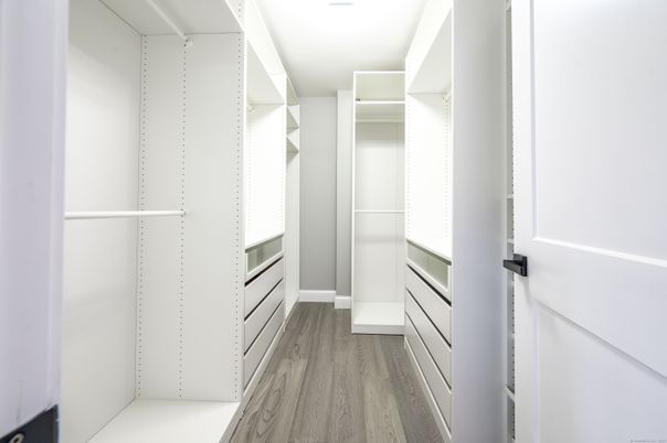 Interior, Walk-in Closets, Wood Texture Flooring