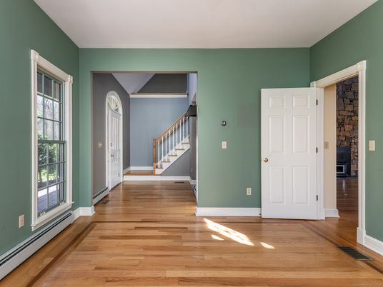Empty room, Fireplace, Interior, Wood Texture Flooring