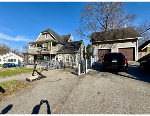 Attached, Detached Garage, Exterior, Facade, Queen Anne Victorian