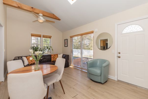 Dining room, Interior, Wooden Beams, Wood Texture Flooring