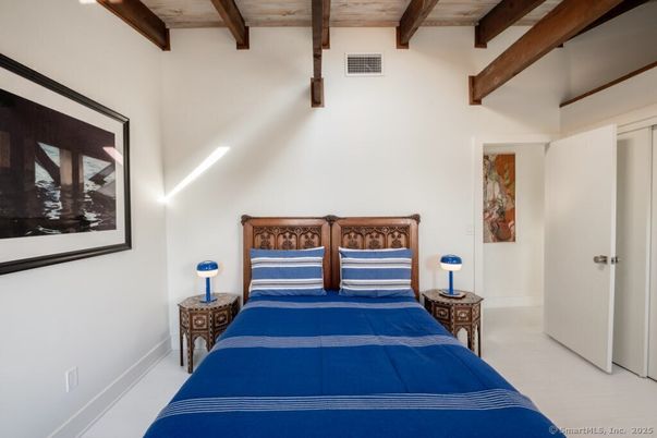 Bedroom, Interior, Wooden Beams, Wooden Ceilings