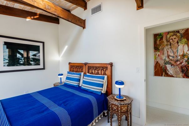 Bedroom, Interior, Wooden Beams