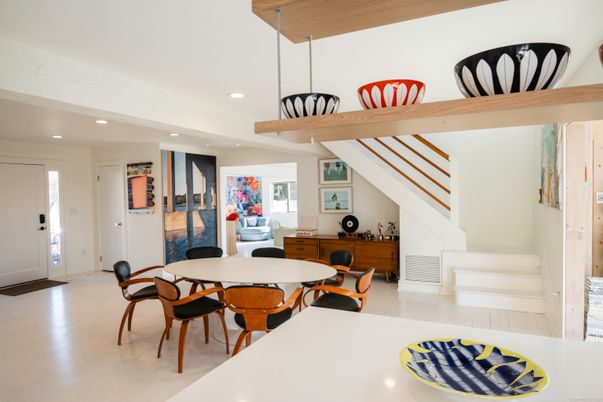 Dining room, Interior, Pendant Lights, Recessed Lighting