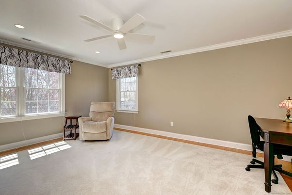 Home Office, Interior, Recessed Lighting