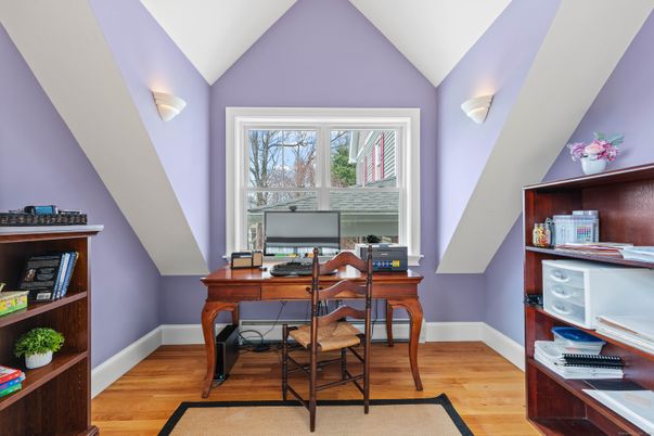 Home Office, Interior, Wood Texture Flooring
