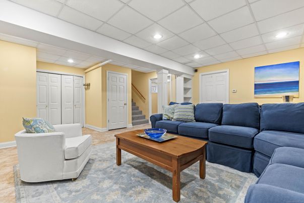 Interior, Living room, Recessed Lighting