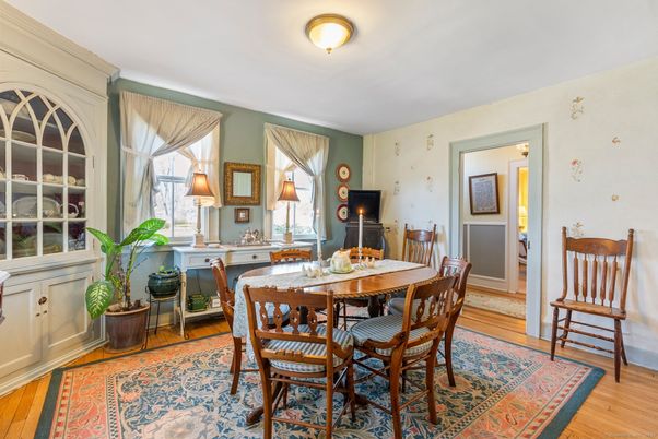 Dining room, Interior, Wood Texture Flooring